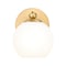 Z-Lite Neoma Wall Sconce, 1-Light, 5.25 In.W x 6.75 In.L x 6.75 In.H, Modern Gold/Opal Etched 1100-1S-MGLD - alternate 1